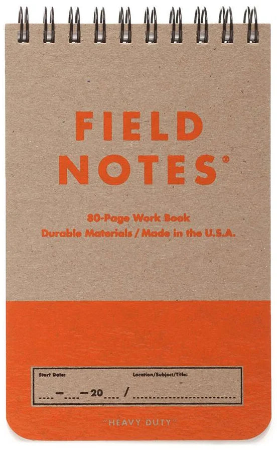 Field Notes Work Book