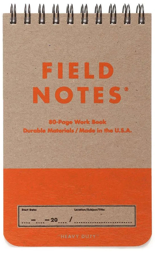 Field Notes Work Book