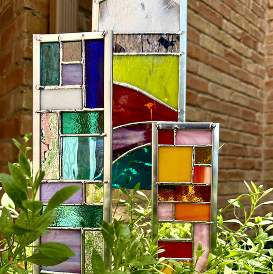 April 19 Stained Glass Garden Stakes