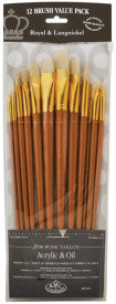 Royal Brush Long Handle 12pc Sets