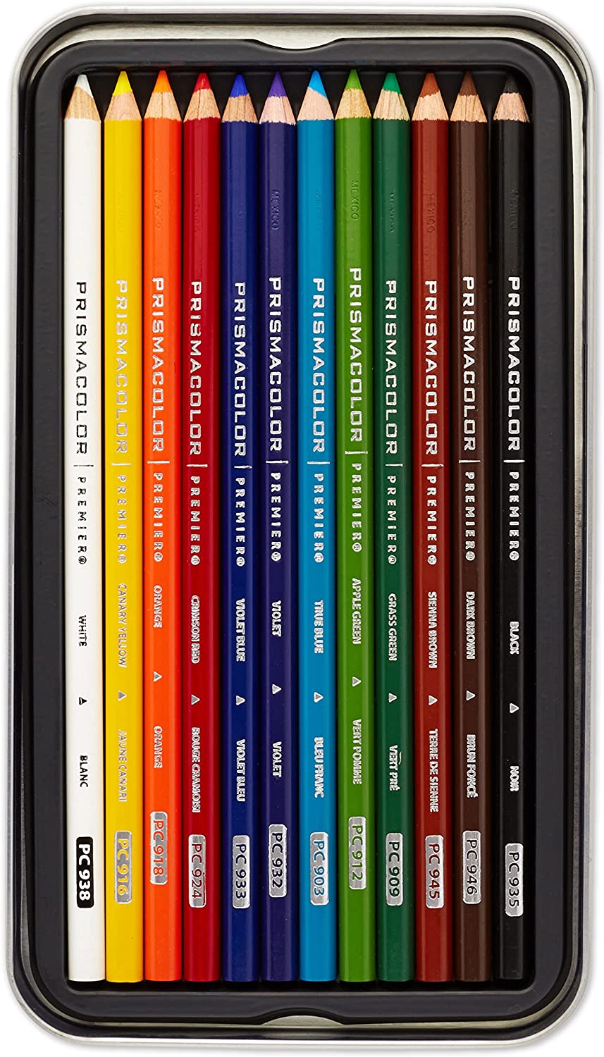 Prismacolor Premier Colored Pencils, Soft Core, 12 Count – Oil