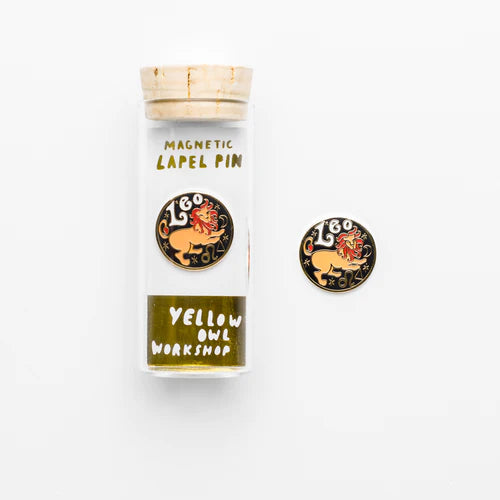 Yellow Owl Magnetic Lapel Pins