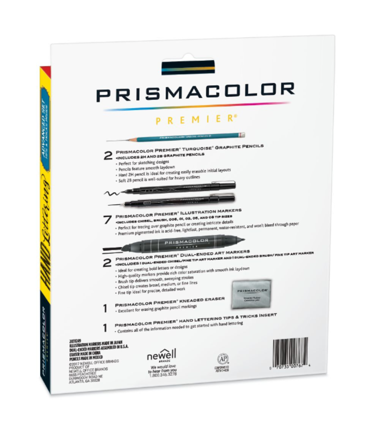 Prismacolor Turquoise Pencil Set - Sketch Set, Graphite, Set of 12