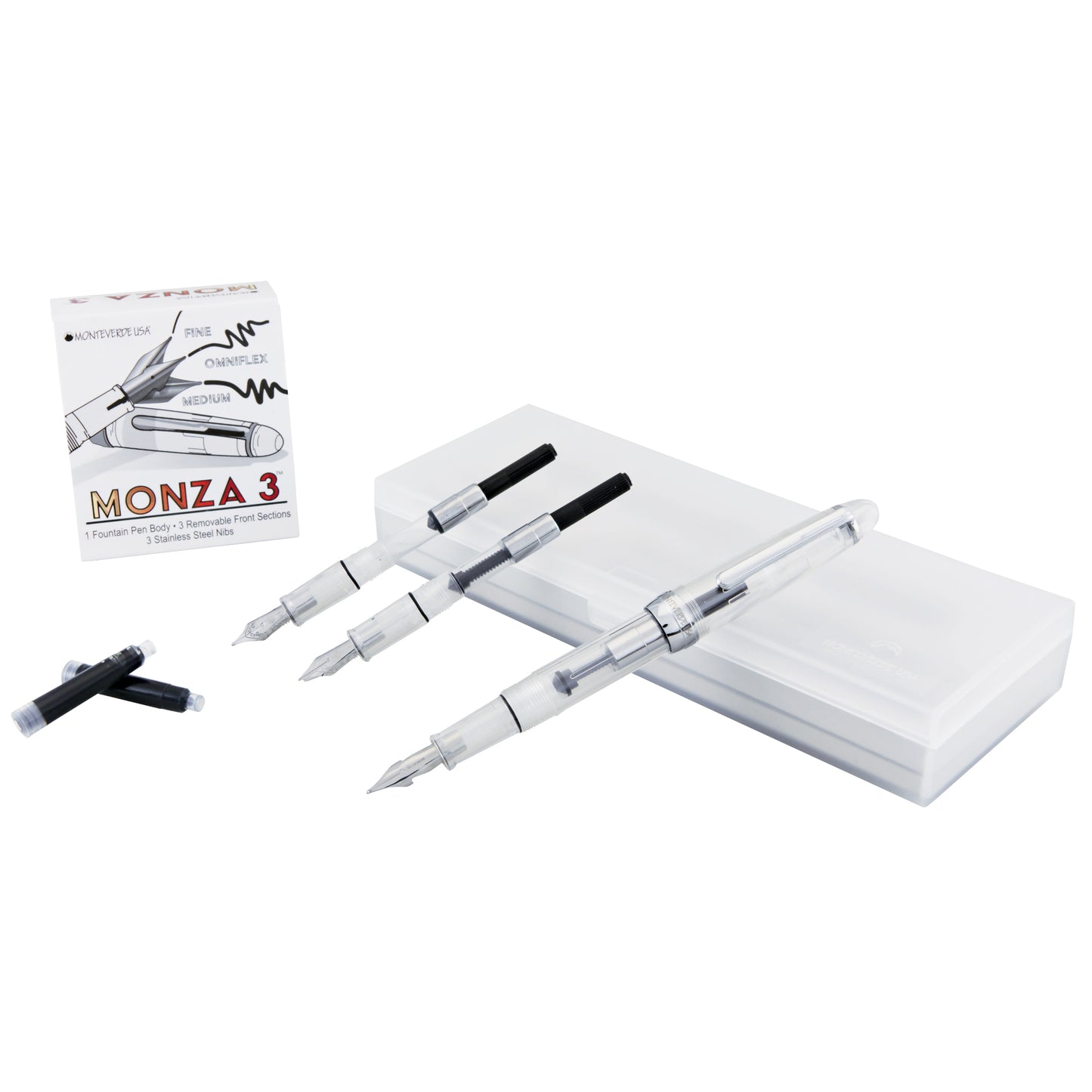 Monza 3 Fountain Pen Set