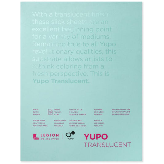 YUPO Translucent Paper 9"x12"