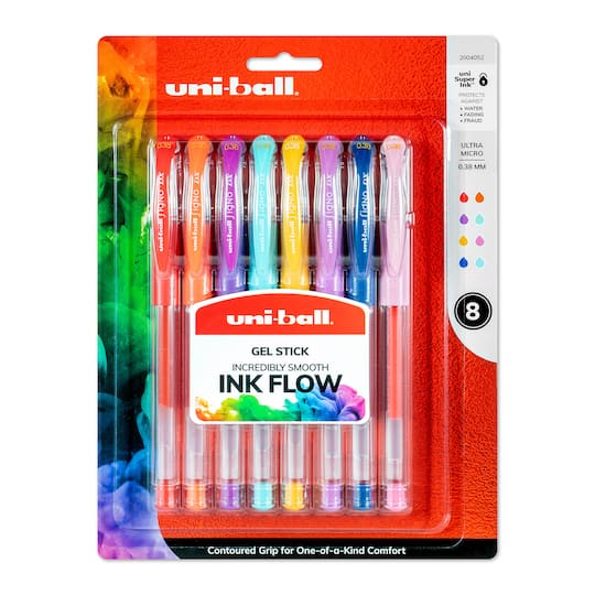 Uni-Ball SIGNO Gelstick Pen Set 8 Colors