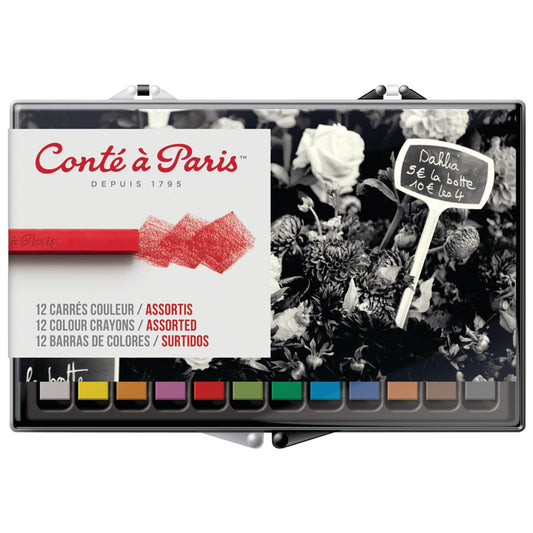 Conte Crayon 12 Color Set