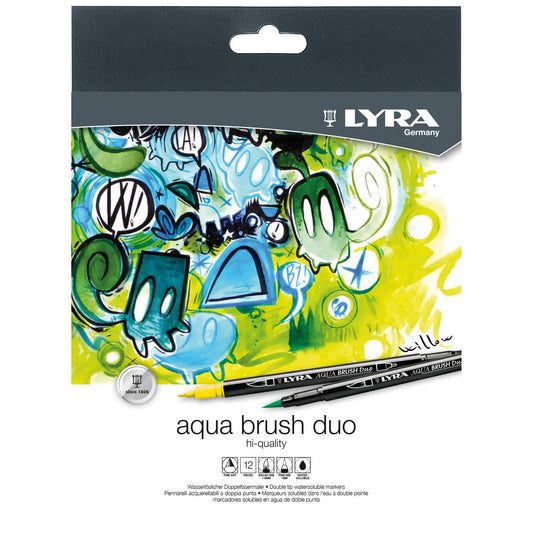 Lyra Aqua Brush Duo 12 pc Set