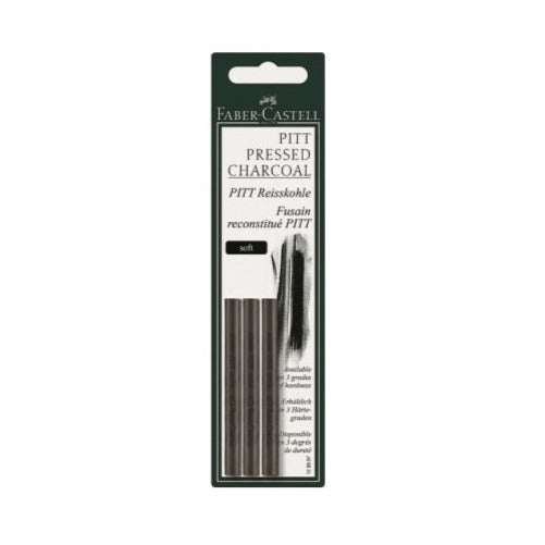 Faber Castell Compressed Soft Charcoal 3pc