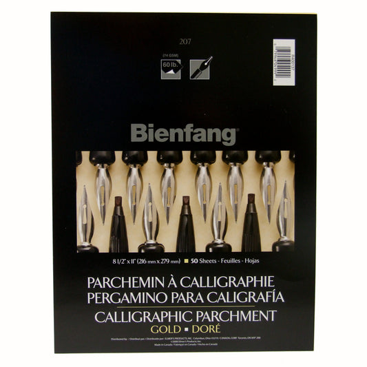 Bienfang Calligraphic Antique Gold Parchment 8.5"x11"