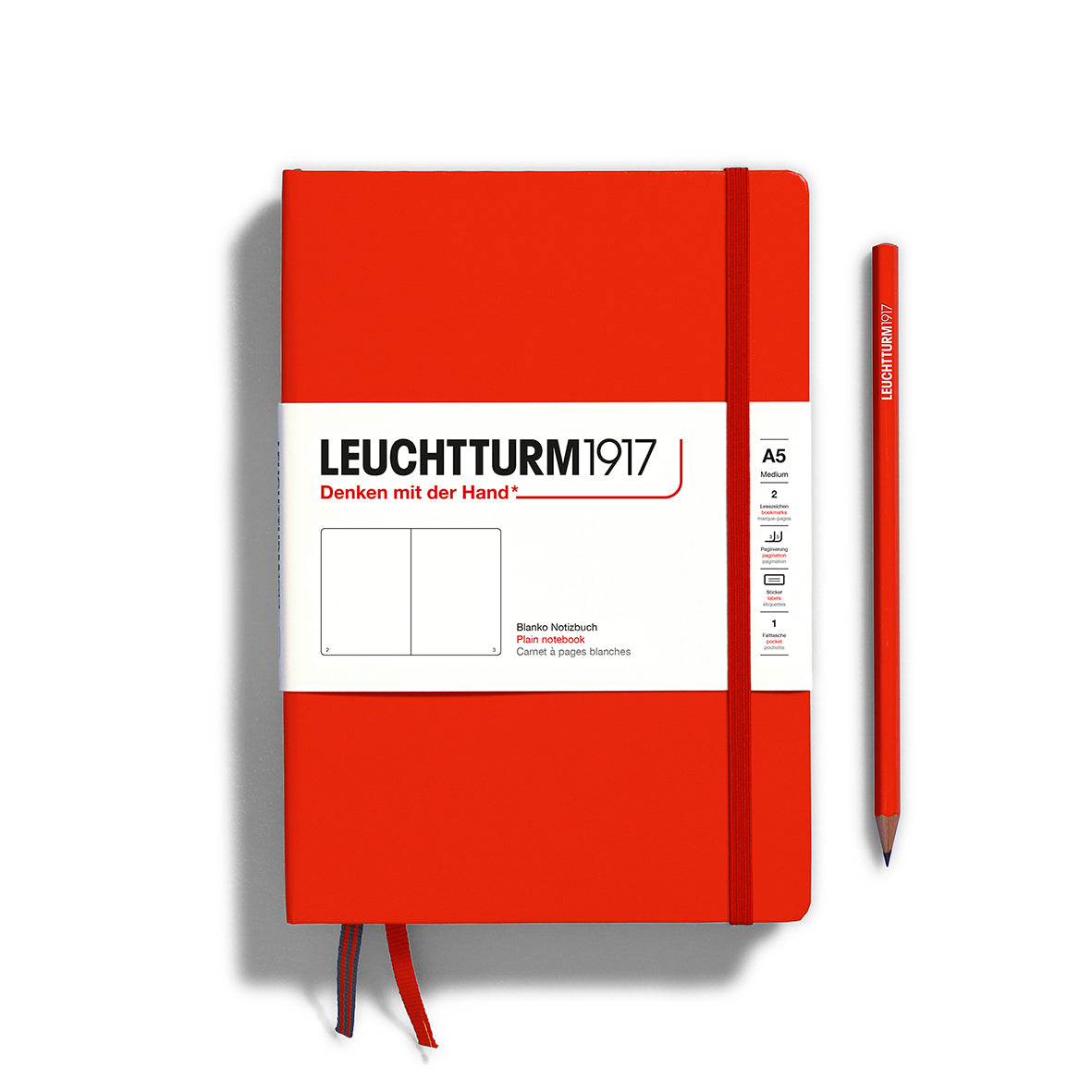 Leuchtturm1917 Natural Colors Fox Red Notebook Medium (A5)