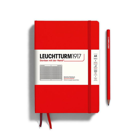 Leuchtturm1917 Classic Hardcover Red Notebook Medium (A5)