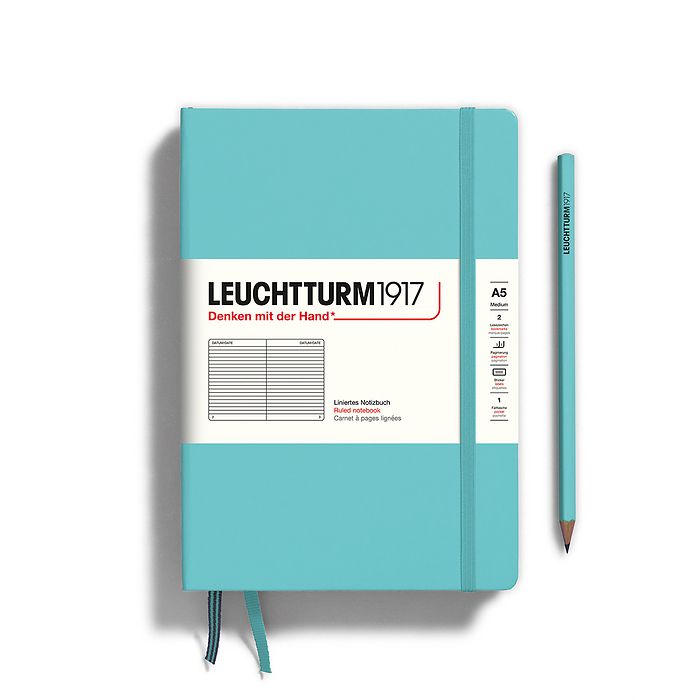 Leuchtturm1917 Classic Softcover Aquamarine Notebook Medium (A5)