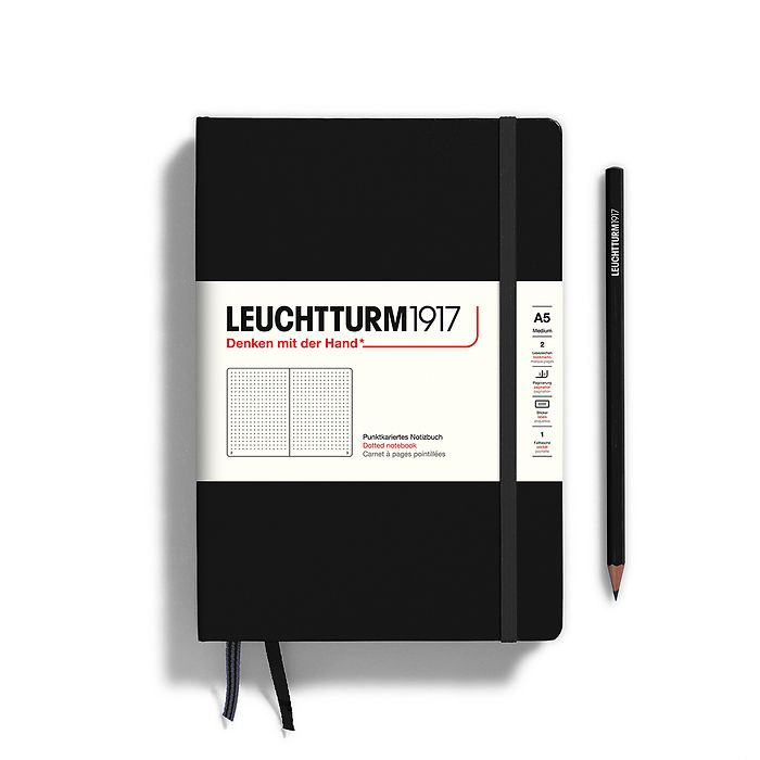 Leuchtturm1917 Classic Black Notebook Medium (A5)