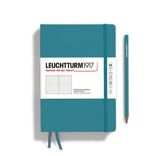 Leuchtturm1917 Hardcover Notebook - Medium (A5) - Black - Dotted