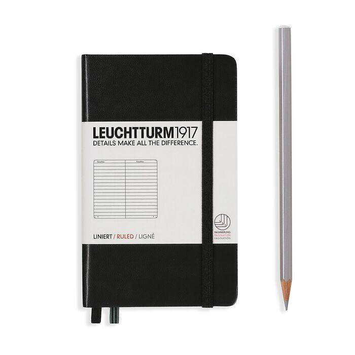 Leuchtturm1917 Classic Black Notebook Pocket (A6)