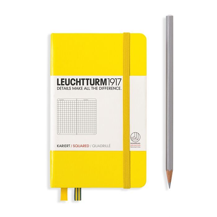 Leuchtturm1917 Classic Hardcover Lemon Notebook Pocket (A6)