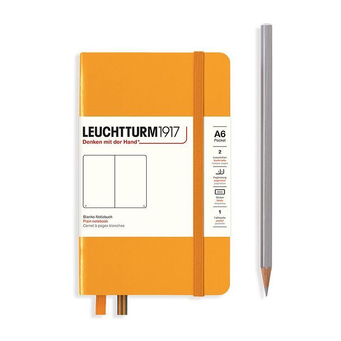 Leuchtturm1917 Classic Hardcover Rising Sun Notebook Pocket (A6)