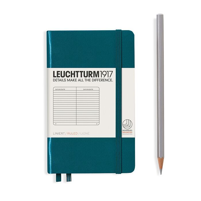 Leuchtturm1917 Classic Hardcover Pacific Notebook Pocket (A6)
