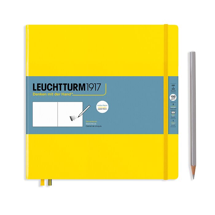 Leuchtturm1917 Hardcover Lemon Notebook Square (A5)